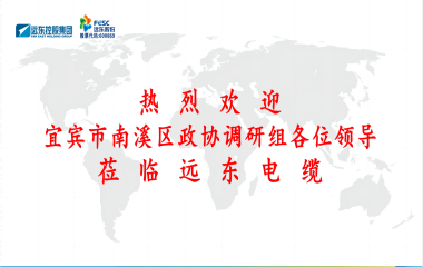 南溪區(qū)政協(xié)黨組書記、主席余水情率隊(duì)蒞臨遠(yuǎn)東電纜宜賓參觀調(diào)研